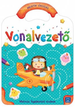 Kreatív óvodás - Vonalvezető - Matricás foglalkoztató kicsiknek