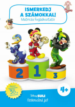 Ismerkedj a számokkal! - Matricás foglalkoztató - Disney Suli Számolni jó!