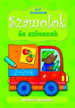 Számolok és színezek 6-7 éveseknek - Matricás gyakorló