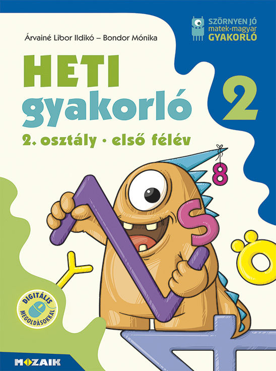 Heti gyakorló 2. osztály I. félév
