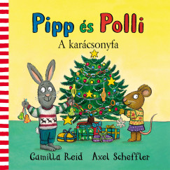 Pipp és Polli - A karácsonyfa (kemény lapos, nagyobb méret)