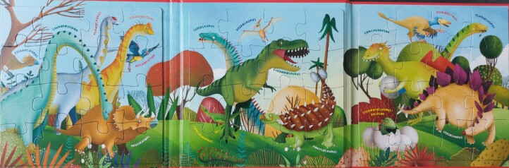 Mágneses puzzle - Dinoszauruszok - Image 2