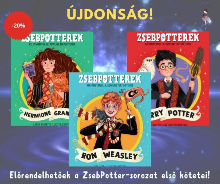 ZsebPotterek- Kis útmutatók J.K. Rowling Harry Potter-történeteihez csomagban- ELŐRENDELHETŐ
