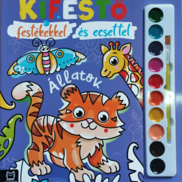 Kifestő festékekkel és ecsettel - Állatok