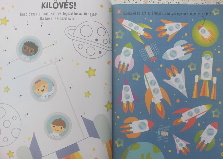 Űrkaland - Sötétben világító pufi matricákkal - Image 2