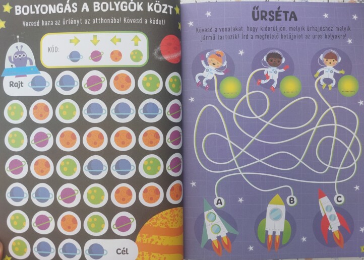 Űrkaland - Sötétben világító pufi matricákkal - Image 3
