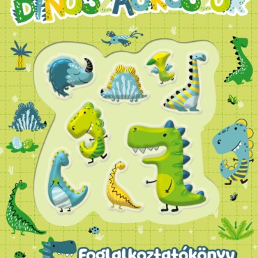 Dinoszauruszok - Foglalkoztatókönyv fényes pufi matricákkal
