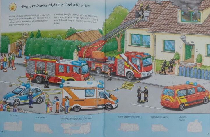 Mit? Miért? Hogyan? Matricás foglalkoztató Mentőjárművek - Image 3
