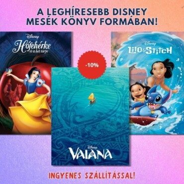 Hófehérke+Lilo&Stitch+Vaiana (Disney klasszikusok) könyvcsomag