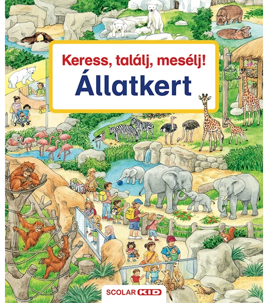 Keress, találj, mesélj! Állatkert