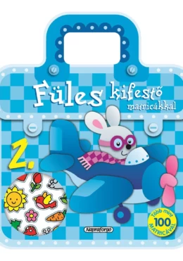 Füles kifestő matricákkal - 2. Repülő