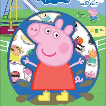 Peppa malac: Mókás pufi matricák