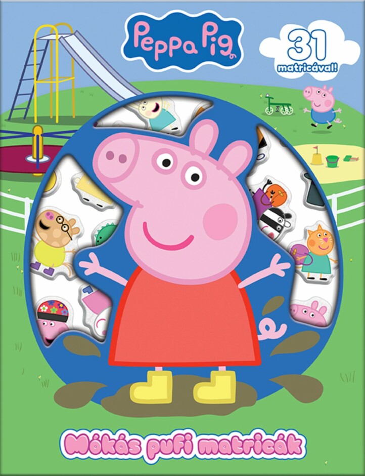 Peppa malac: Mókás pufi matricák