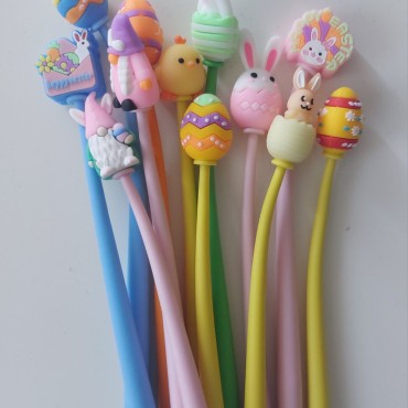 Fekete tűfilc húsvéti motívumokkal (random)