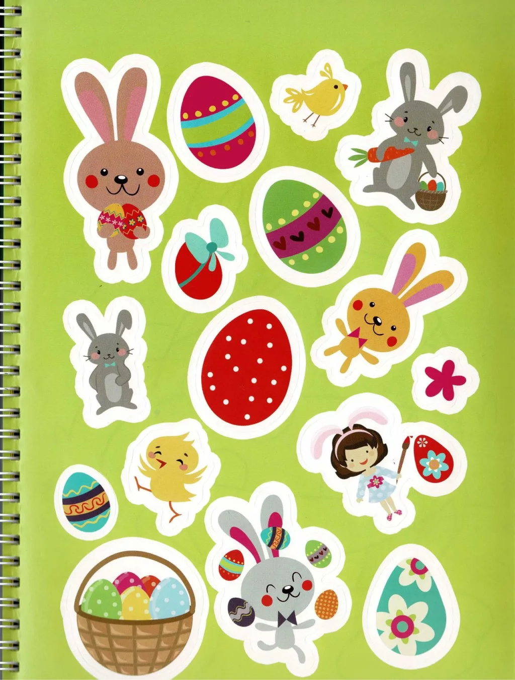 Itt a húsvét - Színező matricákkal és filctollal - Image 2