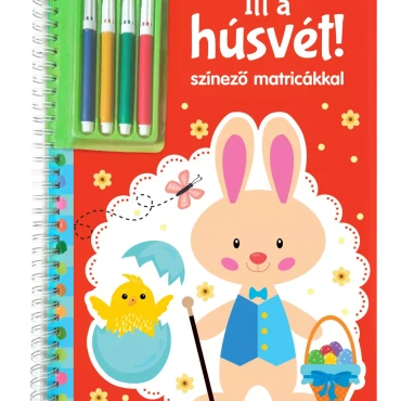 Itt a húsvét - Színező matricákkal és filctollal