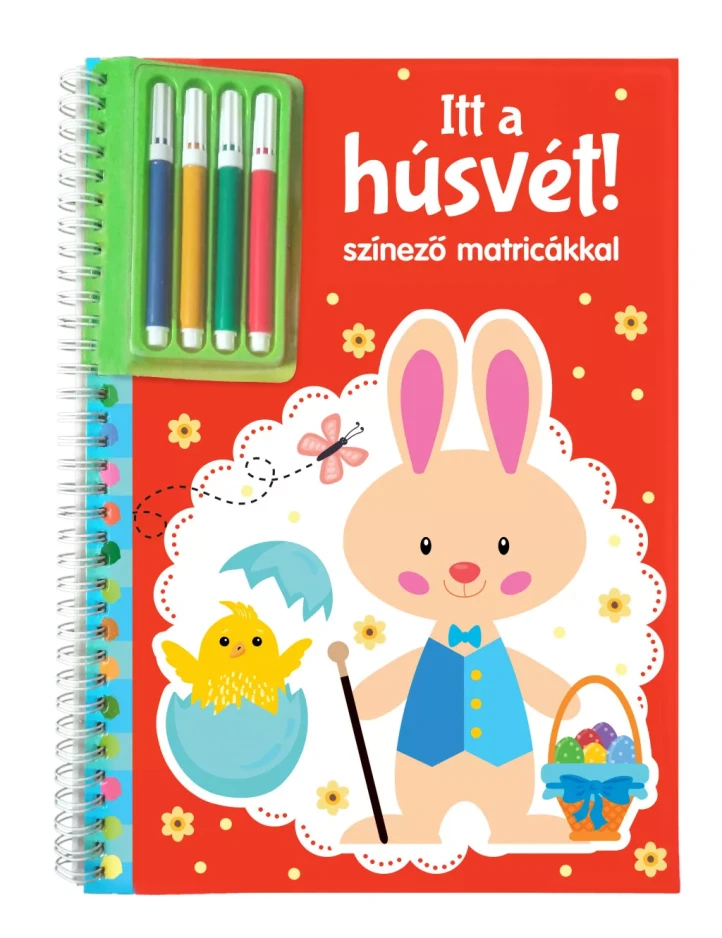 Itt a húsvét - Színező matricákkal és filctollal