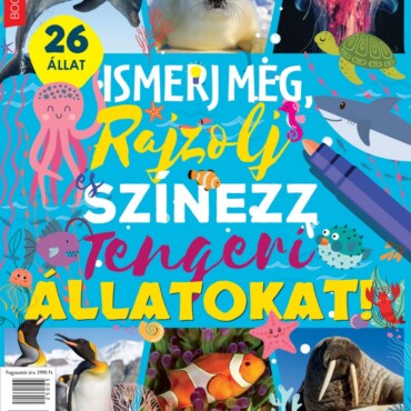 Füles Bookazine - Ismerj meg, színezz... tengeri állatokat