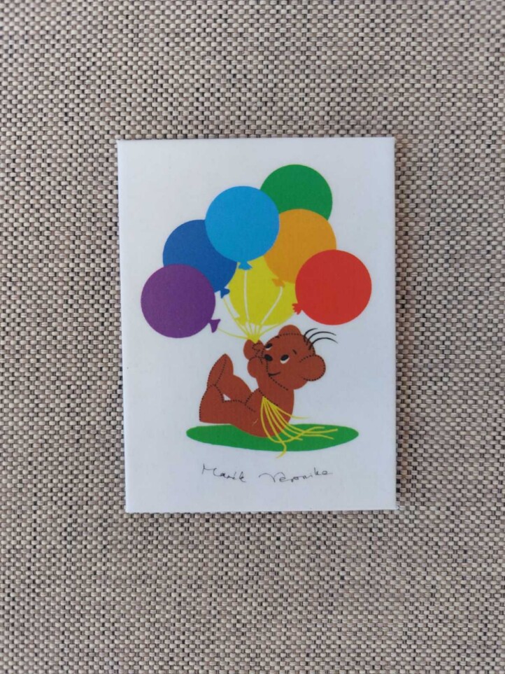 Pagony Art - Hűtőmágnes – Boribon és a 7 lufi
