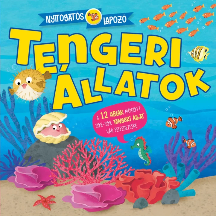 Nyitogatós lapozó - Tengeri állatok