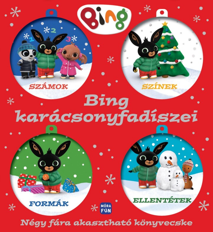 Bing - Bing karácsonyfadíszei - Négy fára akasztható könyvecske - ELŐRENDELHETŐ