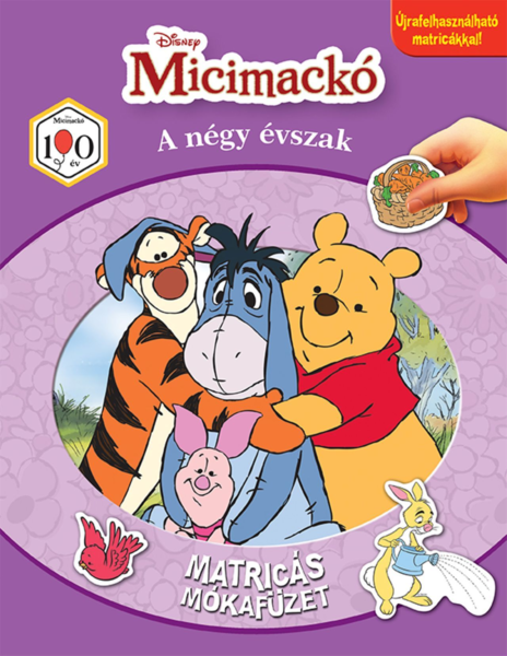 Matricás mókafüzet: Micimackó – A négy évszak