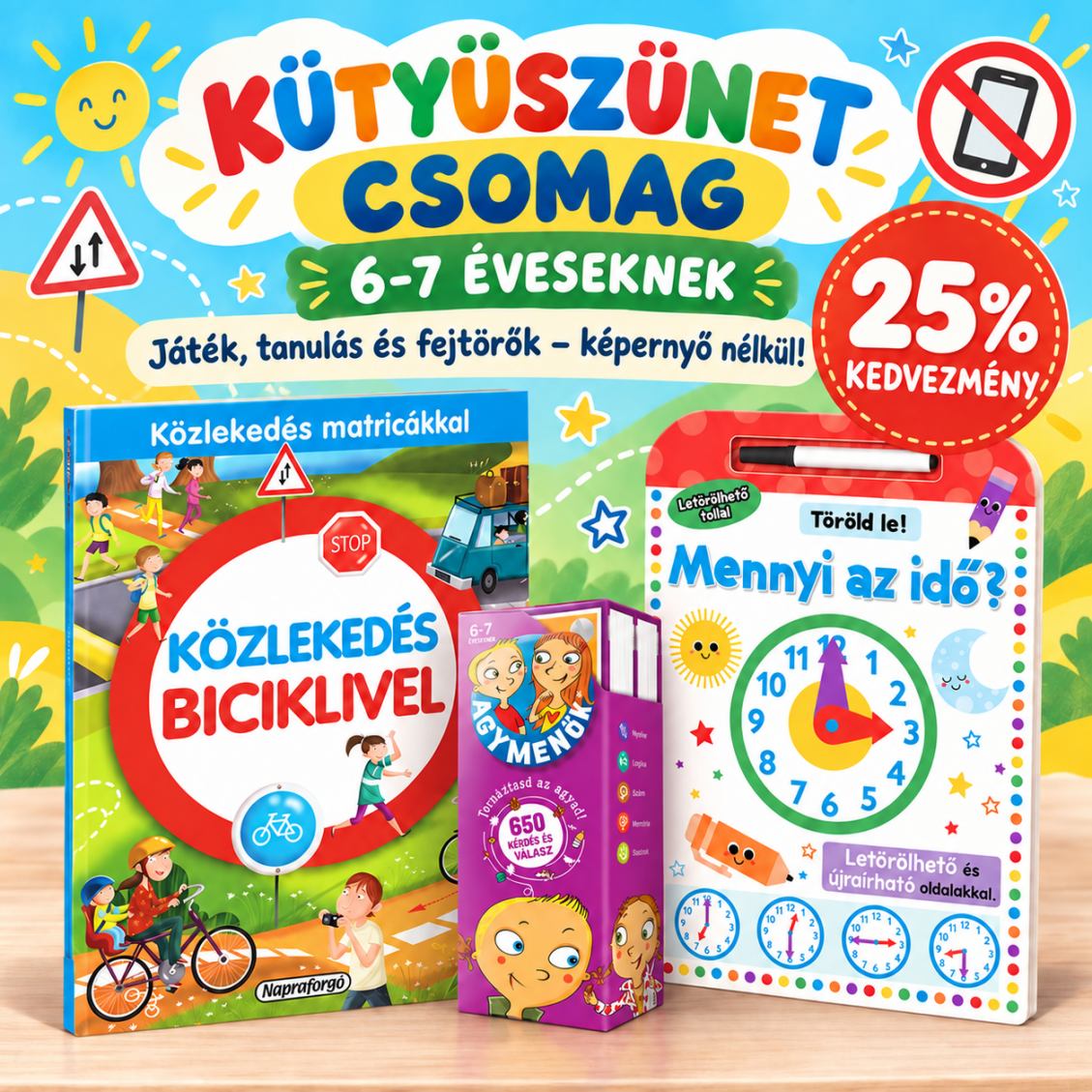 Kütyüszünet foglalkoztató-csomag 6-7 éveseknek