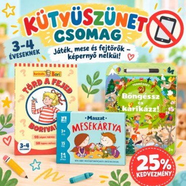 Kütyüszünet foglalkoztató-csomag 3-4 éveseknek