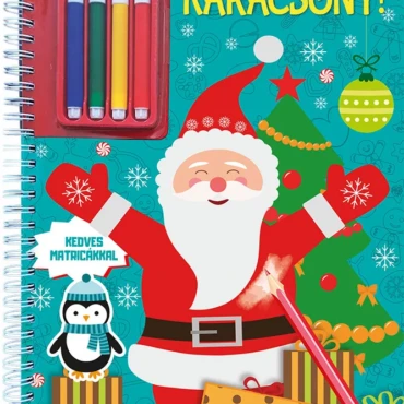 Itt a karácsony! - Színező matricákkal és filctollal