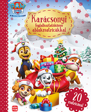 Mancs Őrjárat – Karácsonyi foglalkoztatókönyv ablakmatricákkal