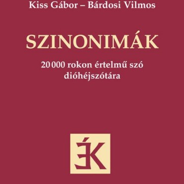 Szinonimák - Az Ékesszólás Kiskönyvtára -