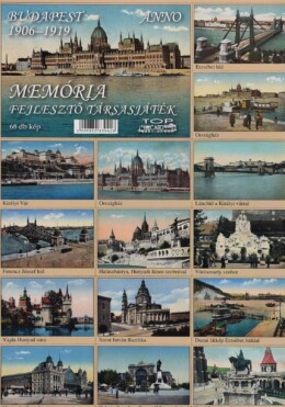 Memóriafejlesztő Társasjáték - Budapest Anno 1906. - 1919. -