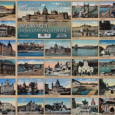 Memóriafejlesztő Társasjáték - Budapest Anno 1906. - 1919. -