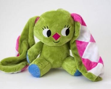 Kockásfülű Nyúl (Ülő,23Cm) - Plüssjáték