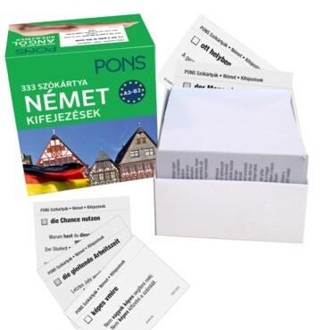 Német Kifejezések - 333 Szókártya A2-B2 (Pons)
