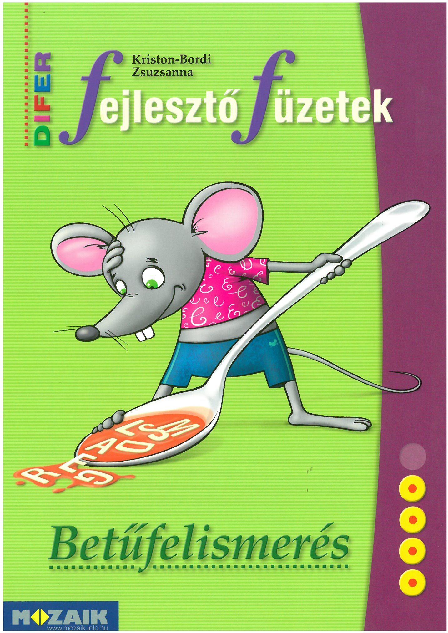 Difer Fejlesztő Füzetek - Betűfelismerés