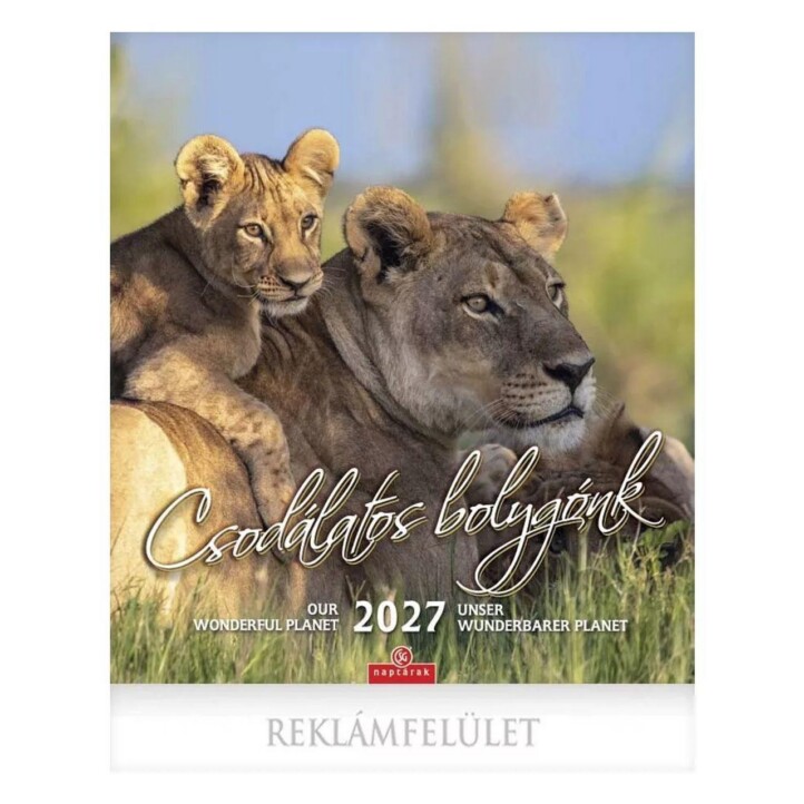 Csodálatos Bolygónk - Falinaptár 2027 (30X34)