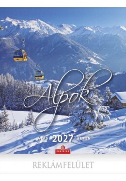 Alpok - Falinaptár 2027 (30X34)