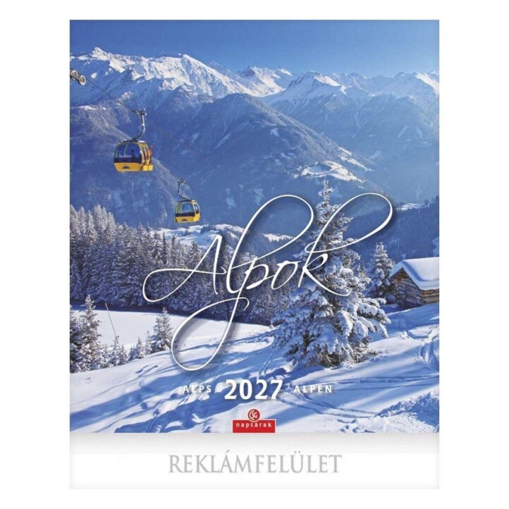 Alpok - Falinaptár 2027 (30X34)