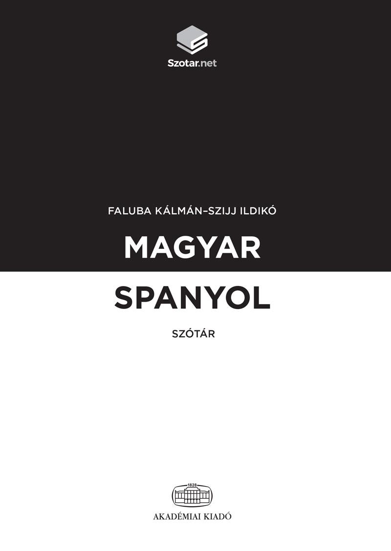 Magyar-Spanyol Szótár + Online Szótárcsomag