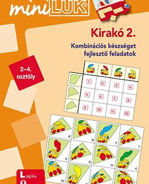 Kirakó 2. - Kombinációs Készséget Fejlesztő Füzet 2-4. (Minilük) Narancs