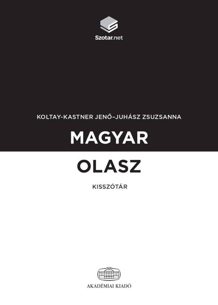 Magyar-Olasz Kisszótár + Online Szótárcsomag