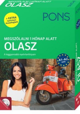 Pons Megszólalni 1 Hónap Alatt - Olasz (Könyv + Cd) Új
