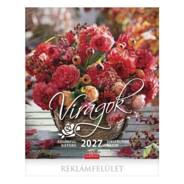 Virágok - Falinaptár 2027 (30X34)
