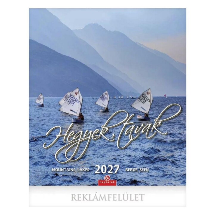Hegyek-Tavak - Falinaptár 2027 (30X37)
