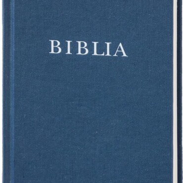 Biblia - Középméretű - Vászonkötésű, Kék (Rúf 2014)