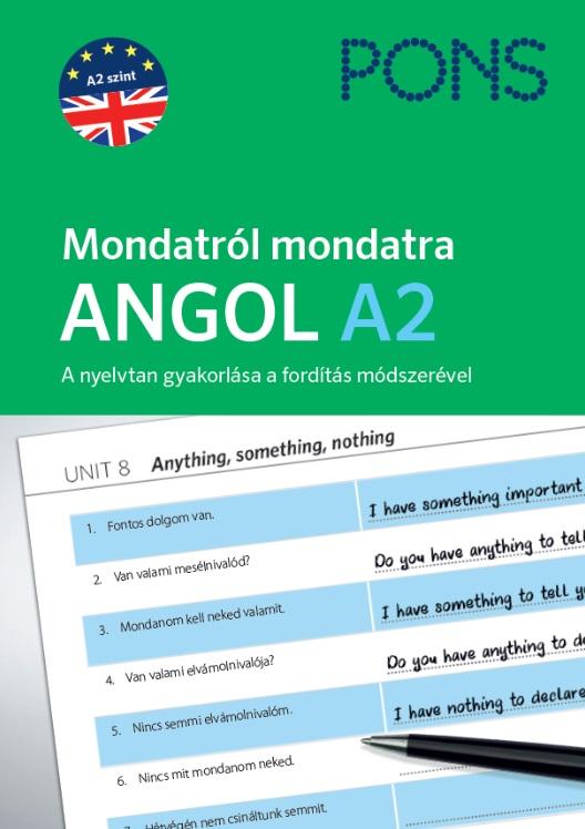 Pons Mondatról Mondatra - Angol A2