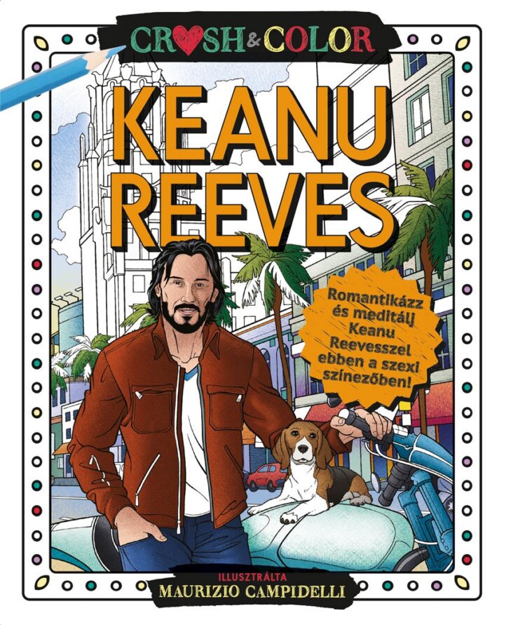 Crush & Color - Keanu Reeves (Színező)