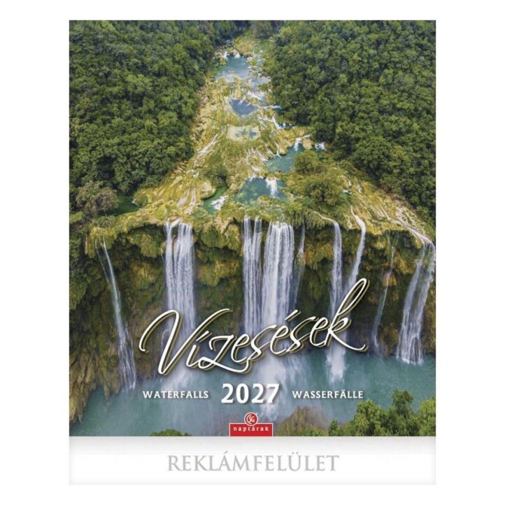 Vízesések Falinaptár 2027 (30X34)