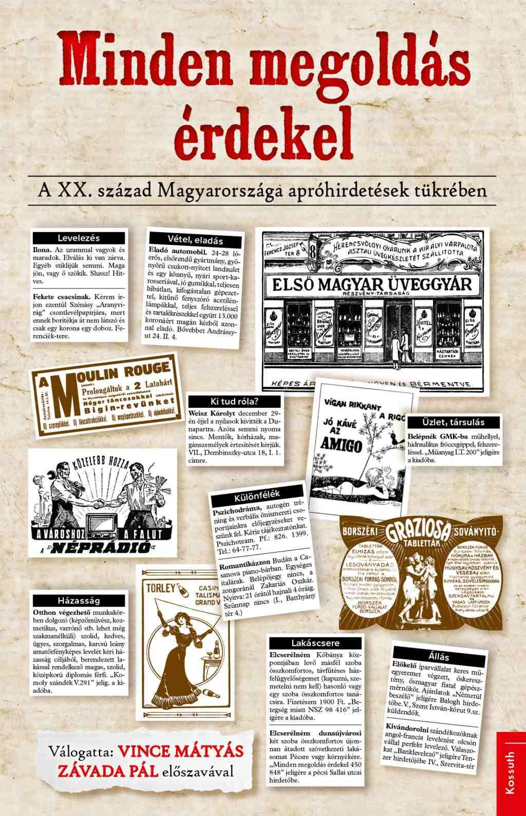 Minden Megoldás Érdekel - A Xx. Század Magyarországa Apróhirdetések Tükrében